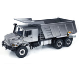 JDM 180 1/14 6x6 RC Hydraulic Dumper Truck Metal Remote Control Tipper Car Hobby Model Toy Gift for Children Adults