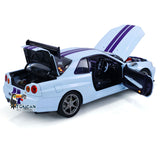 Capo 4x4 1/8 RC Drift Racing Car R34 RTR Metal High-speed Cars Brushless Motor Magnesium Alloy Car Shell All CNC parts