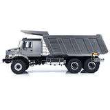 JDM 180 1/14 6x6 RC Hydraulic Dumper Truck Metal Remote Control Tipper Car Hobby Model Toy Gift for Children Adults