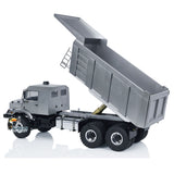 JDM 180 1/14 6x6 RC Hydraulic Dumper Truck Metal Remote Control Tipper Car Hobby Model Toy Gift for Children Adults