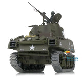 Henglong 1/16 TK7.0 M4A3 Sherman Radio Controlled Ready To Run Tank 3898 Barrel Recoil Metal Tracks Sprockets Idlers Smoke Sound