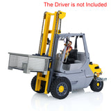 1/14 Scale RC Hydraulic Forklift Metal Wheeled Transfer Vehicle RTR Folk Lift Truck Light Sound