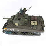 Henglong 1/16 TK7.0 M4A3 Sherman Radio Controlled Ready To Run Tank 3898 Barrel Recoil Metal Tracks Sprockets Idlers Smoke Sound