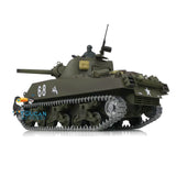 Henglong 1/16 TK7.0 M4A3 Sherman Radio Controlled Ready To Run Tank 3898 Barrel Recoil Metal Tracks Sprockets Idlers Smoke Sound