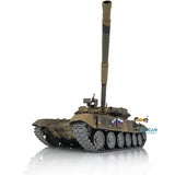 Customized Ver Henglong 1/16 TK7.0 Russian T90 Ready To Run Remote Controlled Tank 3938 W/ 360 Metal Road Wheels Red Eyes