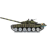 Customized Ver Heng Long Military Radio Controlled 1/16 T72 TK7.0 Ready To Run Tank 3939 360 Rotation Metal Road Wheels Armor