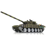 Customized Ver Heng Long Military Radio Controlled 1/16 T72 TK7.0 Ready To Run Tank 3939 360 Rotation Metal Road Wheels Armor