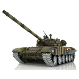 Customized Ver Heng Long Military Radio Controlled 1/16 T72 TK7.0 Ready To Run Tank 3939 360 Rotation Metal Road Wheels Armor