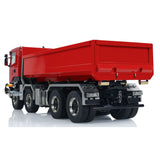 1/14 8x8 RC Hydraulic Roll-on Dumper Trucks Full Dump Truck 3-speed Transmission Differential Lock Axles WITH Sounds Lights