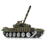 Customized Ver Heng Long Military Radio Controlled 1/16 T72 TK7.0 Ready To Run Tank 3939 360 Rotation Metal Road Wheels Armor