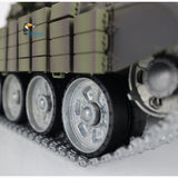 Customized Ver Heng Long Military Radio Controlled 1/16 T72 TK7.0 Ready To Run Tank 3939 360 Rotation Metal Road Wheels Armor