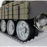 1/16 Scale Ready To Run Customized Henglong T72 Remote Controlled BB IR TK7.0 Tank 3939 Armor Metal Road Wheels Smoke Sound