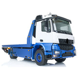 JDM 196 1/14 RC Flatbed Wrecker Tow Truck for Benz 4x4 Recovery Vehicle Model with Sound Light System 3-Speed Transmission