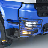 JDM 196 1/14 RC Flatbed Wrecker Tow Truck for Benz 4x4 Recovery Vehicle Model with Sound Light System 3-Speed Transmission