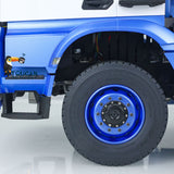 JDM 196 1/14 RC Flatbed Wrecker Tow Truck for Benz 4x4 Recovery Vehicle Model with Sound Light System 3-Speed Transmission