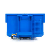 Metal U-shaped Short High Bucket for 1/14 8x8 RC Full Dump Truck 10x10 Radio Controlled Hydraulic Cars Painted DIY Models