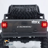 1/8 CROSSRC EMO X RC Crawler Car 4X4 4WD Remote Control Off-road Vehicles Models with Two-speed Transmission Light System