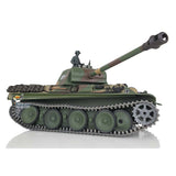 Henglong 1/16 TK7.0 Upgraded German Panther G FPV Ready To Run Remote Controlled Tank 3879 W/ 360 Turret Metal Tracks Idlers