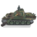 Henglong 1/16 TK7.0 Upgraded German Panther G FPV Ready To Run Remote Controlled Tank 3879 W/ 360 Turret Metal Tracks Idlers