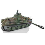 Henglong 1/16 TK7.0 Upgraded German Panther G FPV Ready To Run Remote Controlled Tank 3879 W/ 360 Turret Metal Tracks Idlers