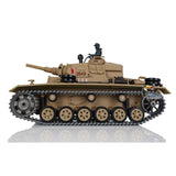 1/16 Scale TK7.0 Upgraded 2.4Ghz Henglong Panzer III H RTR RC Metal Version Tank Model 3849 W/ 360 Turret Tracks Sprockets