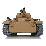 1/16 Scale TK7.0 Upgraded 2.4Ghz Henglong Panzer III H RTR RC Metal Version Tank Model 3849 W/ 360 Turret Tracks Sprockets