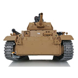 2.4Ghz Henglong 1/16 TK7.0 Upgraded Metal Version German Panzer III H RTR RC Model Tank 3849 Tracks Sprockets Idlers Smoke Sound
