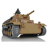 1/16 Scale TK7.0 Upgraded 2.4Ghz Henglong Panzer III H RTR RC Metal Version Tank Model 3849 W/ 360 Turret Tracks Sprockets