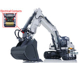 Kabolite 1/14 Remote Control Hydraulic Excavator K970 100S Pro RC Digger Model with Light Sound Smoke