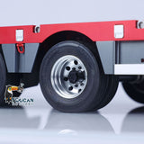 1/14 Metal Three-axle Gooseneck CNC RC Tractor Trailers Truck Remote Controlled Truck Electric DIY Cars Hobby Models