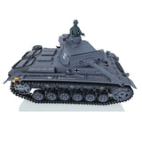 2.4Ghz 1/16 Scale TK7.0 Plastic Version Henglong Panzer III L RTR RC Model Tank 3848 with 360 Turret Gearbox Smoke Sound FPV