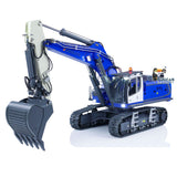 Kabolite 1/14 Remote Control Hydraulic Excavator K970 100S Pro RC Digger Model with Light Sound Smoke