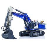 Kabolite 1/14 Remote Control Hydraulic Excavator K970 100S Pro RC Digger Model with Light Sound Smoke