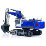 Kabolite 1/14 Remote Control Hydraulic Excavator K970 100S Pro RC Digger Model with Light Sound Smoke