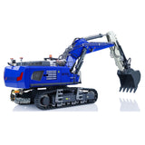 Kabolite 1/14 Remote Control Hydraulic Excavator K970 100S Pro RC Digger Model with Light Sound Smoke