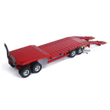 Metal 4-axle Full Trailer for 1/14 RC Tractor Truck Remote Control Car Simulation Hobby Model DIY Tail-board