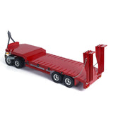 Metal 4-axle Full Trailer for 1/14 RC Tractor Truck Remote Control Car Simulation Hobby Model DIY Tail-board