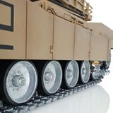 2.4Ghz Henglong 1/16 TK7.0 Customize Ver Abrams Radio Controlled Tank 3918 360 Turret Barrel Recoil FPV Metal Road Wheels
