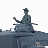 2.4G Henglong 1/16 TK7.0 Plastic German Panzer IV F2 RTR RC BB IR Model Tank 3859 W/ 360 Turret Tracks Sprockets Idlers Sound