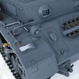 2.4G Henglong 1/16 TK7.0 Plastic German Panzer IV F2 RTR RC BB IR Model Tank 3859 W/ 360 Turret Tracks Sprockets Idlers Sound