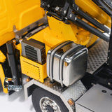 1/14 10x10 RC Hydraulic Crane Full Dump Truck Metal Lorry Car Rear Axle Steering Painted Assembled with Light Sound System