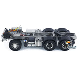 Metal Chassis 6x6 3-speed Transmission for 1/14 RC Tractor Remote Controlled Truck 3363 Car Model Differential Lock Axles