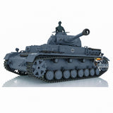 2.4Ghz Henglong 1/16 TK7.0 Plastic Panzer IV F2 RC RTR Model Tank 3859 W/ Steel Gearbox 360 Turret Smoke Sound Tracks FPV