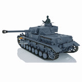 2.4Ghz Henglong 1/16 TK7.0 Plastic Panzer IV F2 RC RTR Model Tank 3859 W/ Steel Gearbox 360 Turret Smoke Sound Tracks FPV