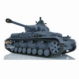 2.4Ghz Henglong 1/16 TK7.0 Plastic Panzer IV F2 RC RTR Model Tank 3859 W/ Steel Gearbox 360 Turret Smoke Sound Tracks FPV