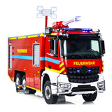 1/14 RC Fire Vehicles 6x6 Remote Control Fire Fighting Truck Ready To Run Car Emulated Model Lights Sound ST8 Transmitter