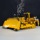 1/14 Hydraulic RC Bulldozer Metal RTR Remote Control Dozers Model D11T Dozer Multi-Function Control with Smoke Lights Sounds