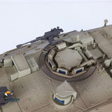 RC Tank 1/16 Heng Long IDF Merkava MK IV 3958 360 Turret Rotary Upgrade Edition Barrel Recoil Radio Battery RTR Model Toys