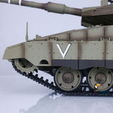 Heng Long 1/16 RC Battle Tank IDF Merkava MK IV 3958 Turret 360 Rotating Model Barrel Recoil Radio Battery RTR Model Toys