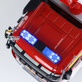 1/14 RC Fire Vehicles 6x6 Remote Control Fire Fighting Truck Ready To Run Car Emulated Model Lights Sound ST8 Transmitter